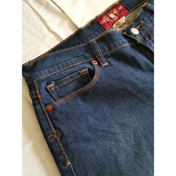 Lucky Brand Sofía‎ bootcut Blue Denim Women's Jeans Size 14 36x32 - Picture 2 of 7